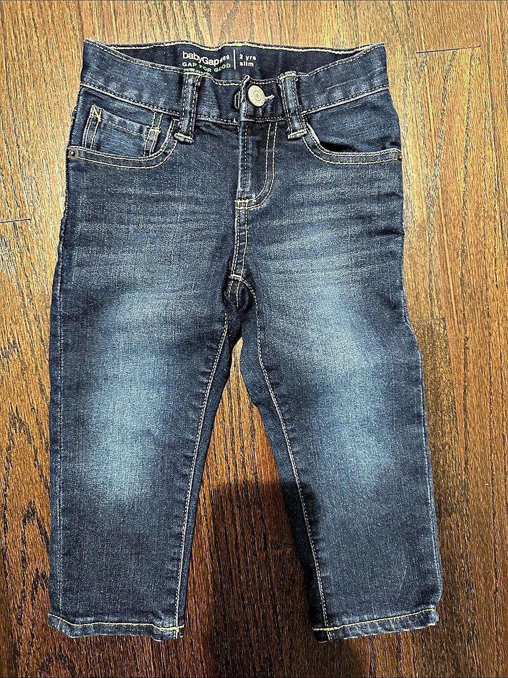 Baby Gap Boys Jeans Size 2T Blue Like New